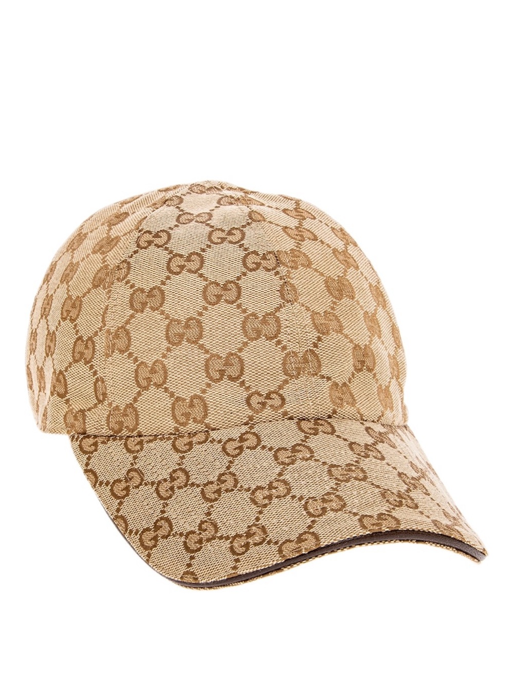 Gucci Beige Monogram Baseball Cap Medium